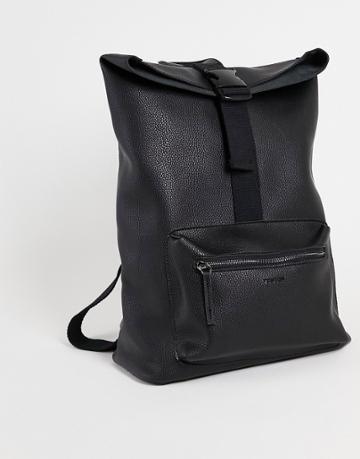 Fenton Clip Top Backpack In Black
