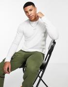 Boss Tecargo Long Sleeve Top In White