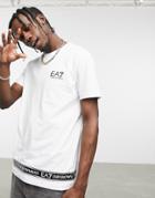 Armani Ea7 Tape T-shirt In White