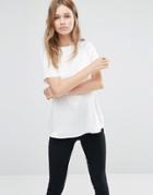 Gestuz Bey Silk Blouse - Cloud Dancer