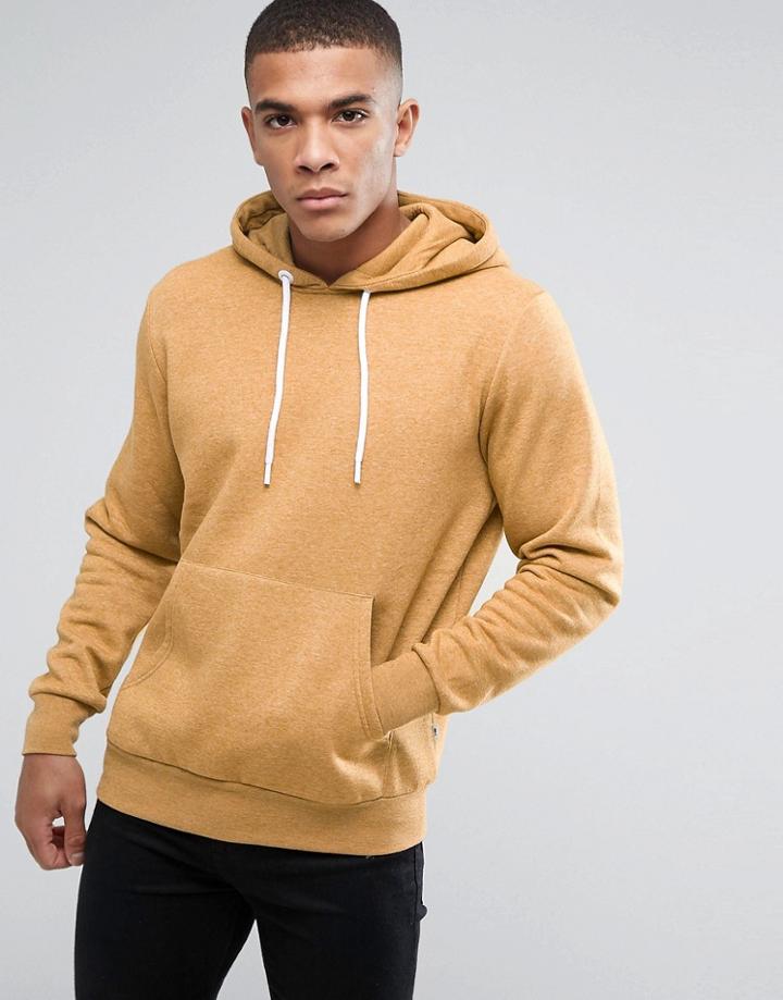 Solid Overhead Hoodie - Beige