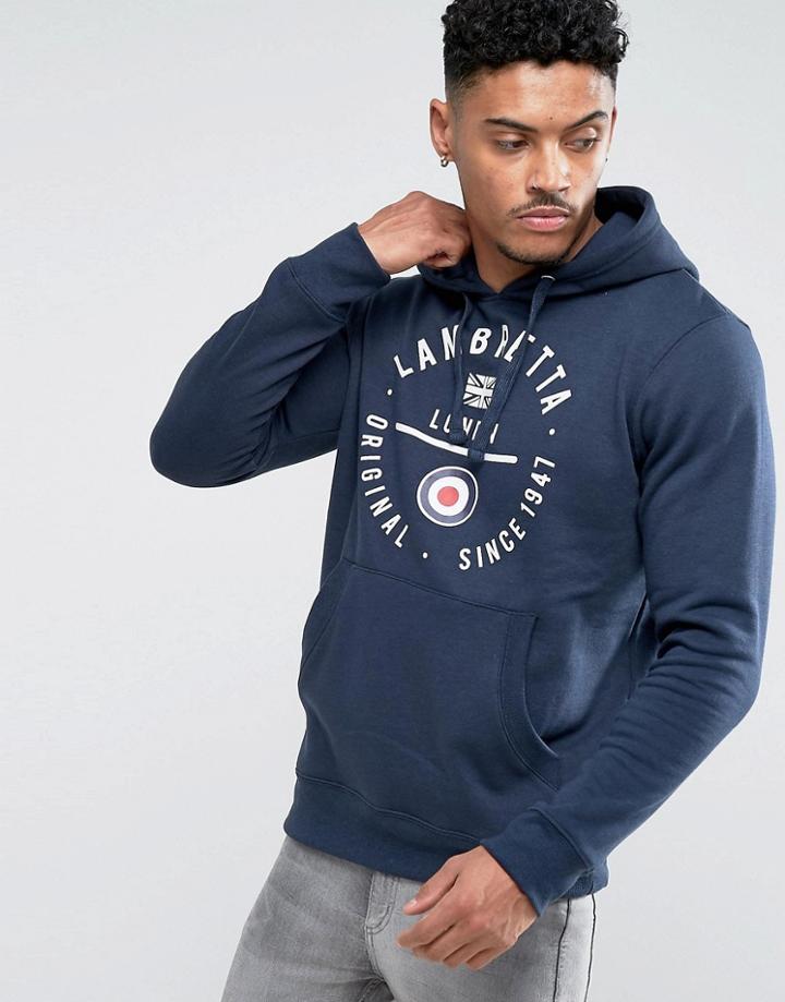 Lambretta Overhead Hoodie - Navy