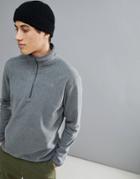 The North Face 100 Glacier 1/4 Zip Fleece In Gray Heather - Gray