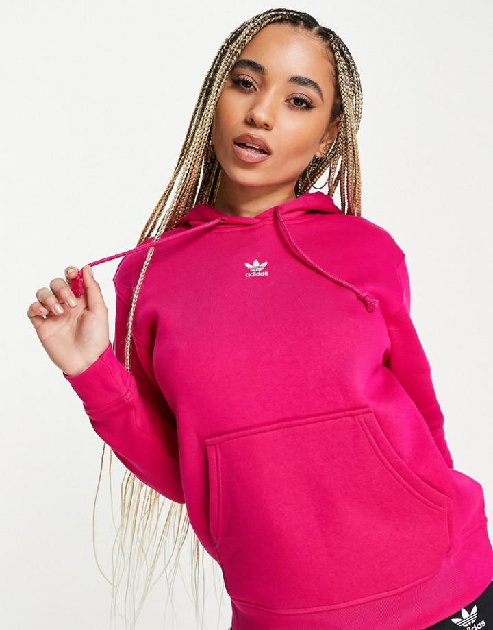 Adidas Originals Essentials Hoodie In Pink