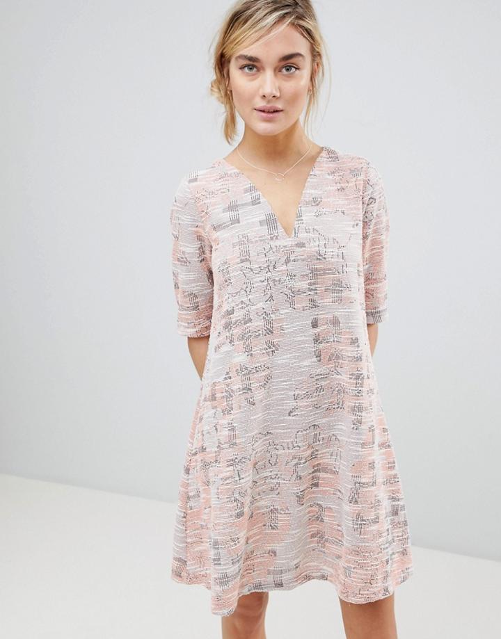 See U Soon Dress In Tapestry Weave Fabric - Pink