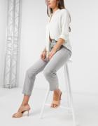 Levi's 501 Crop Jeans In Light Gray