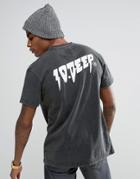 10 Deep T-shirt With Back Print - Black