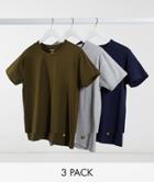 Lyle & Scott Bodywear 3 Pack T-shirt In Multi