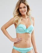 Pour Moi Getaway Padded Bikini Top B-f Cup - Green