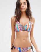 Seafolly Mexican Summer Bralette Bikini Top - Multi