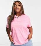 Adidas Originals Plus Essentials T-shirt In Bliss Pink