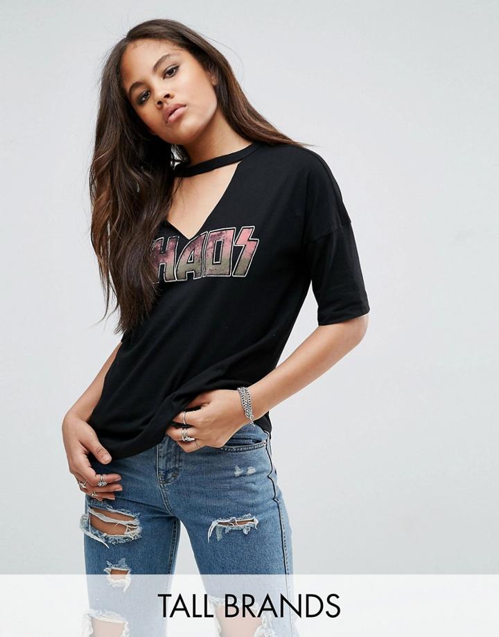 Noisy May Tall Chaos T-shirt - Black
