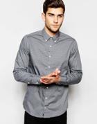 Tommy Hilfiger Shirt With Dash Print In Gray - Gray