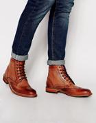 Ted Baker Sealls Brogue Boots - Tan