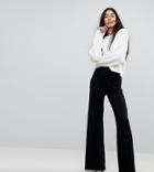 Asos Tall Basic Wide Leg Pants - Black