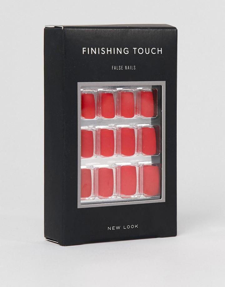 New Look False Nail Set - Red