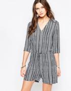 Just Female Anton Printed Romper - Arrow Aop