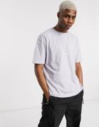 The Couture Club Oversized Essentials T-shirt In Lilac-purple