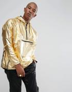 Adidas Originals St Petersburg Pack Fontanka Metallic Jacket In Gold Bq2000 - Gold