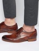 Ted Baker Gryene Derby Brogue Shoes - Tan