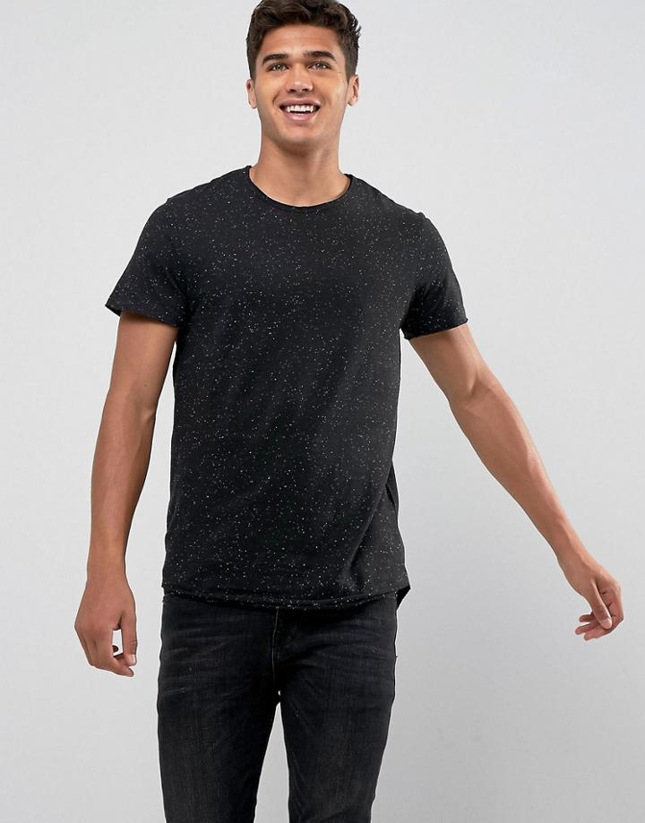 Jack & Jones Crew Neck Slim T-shirt - Black