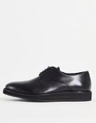 Schuh Reuben Lace Up Shoes In Black Leather