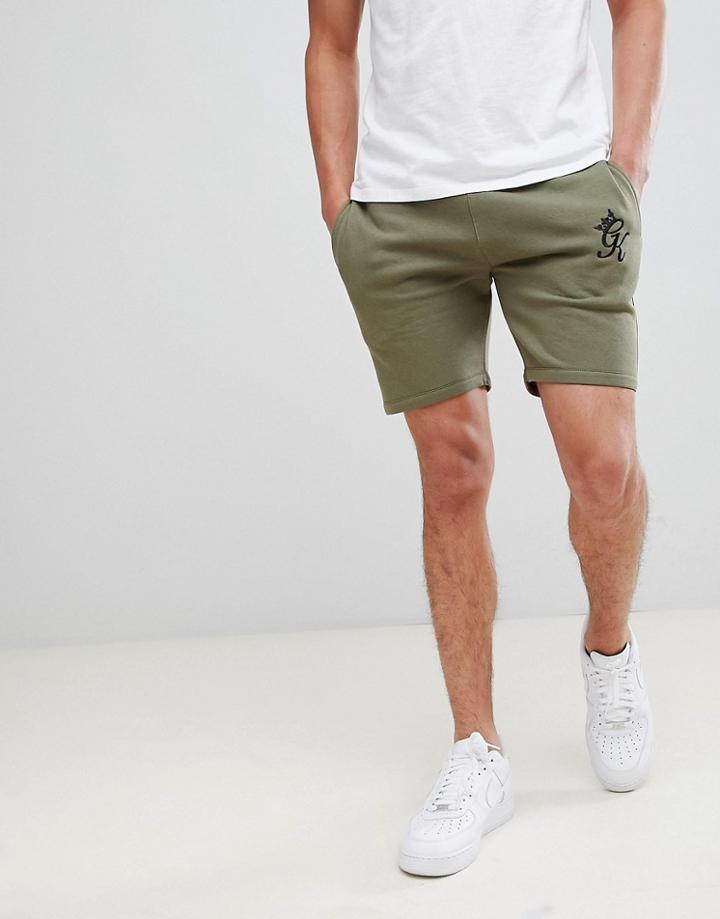 Gym King Fleece Short In Burnt Olive - Green