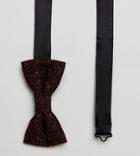 Heart & Dagger Tweed Bow Tie - Red