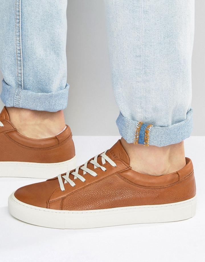 Jack & Jones Galaxy Embossed Sneakers - Tan