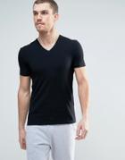 Celio V-neck T-shirt - Black