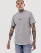 Mennace Essential T-shirt In Gray - Gray
