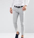 Noak Skinny Wedding Suit Pant In Pale Gray - Gray