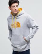 The North Face Hoodie With Tnf Logo In Gray - Gray
