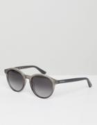 Tommy Hilfiger Th 1389/s Round Sunglasses In Gray - Gray