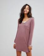 Abercrombie & Fitch Cozy Dress - Pink