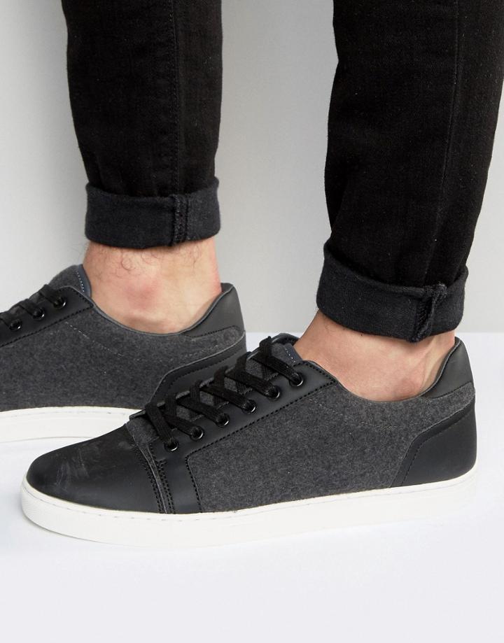 Asos Sneakers In Black - Black