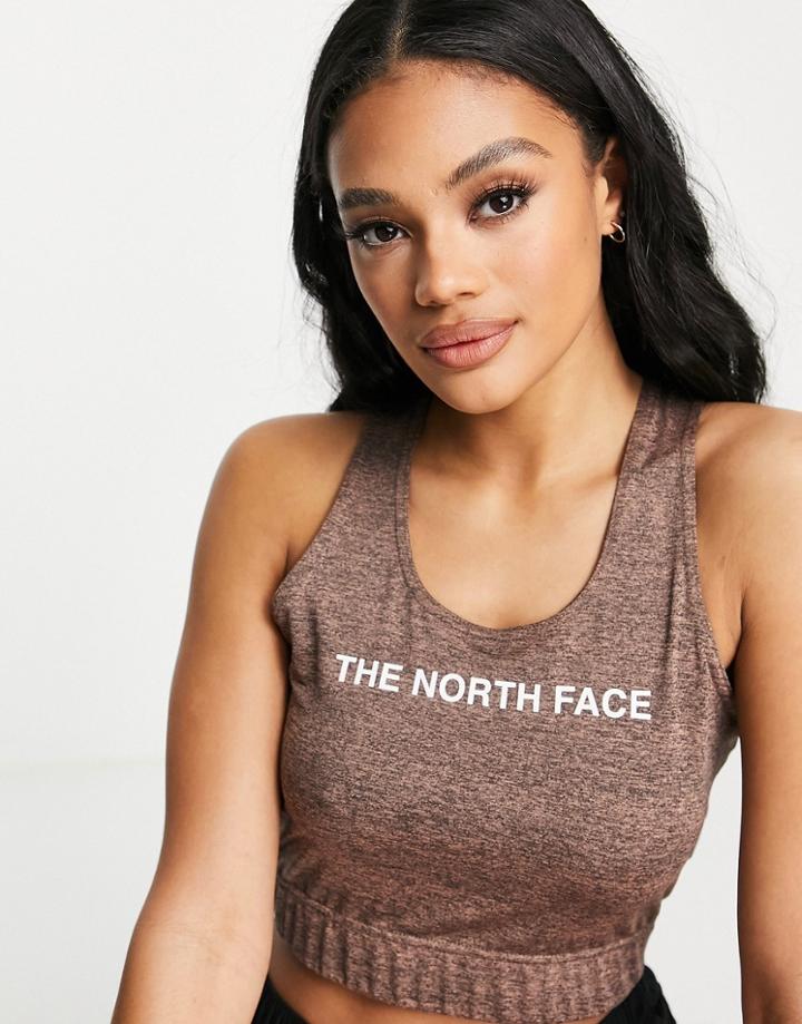 The North Face Training Mountain Athletic Tanklette In Pink