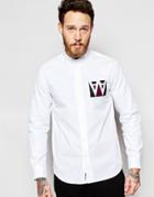 Wood Wood Shirt With Aa Box Print - White