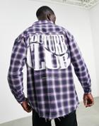 The Couture Club Wave Graphic Shirt In Purple