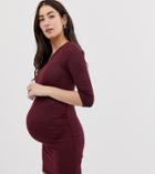 New Look Maternity Midi Dress - Red