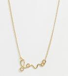 Glamorous Gold Love Necklace