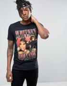 Whitney Houston T-shirt In Black - Black