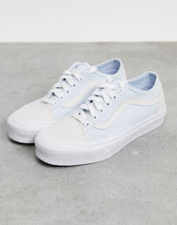 Vans Style 36 Pastel Checkerboard Sneakers In Blue/white-blues
