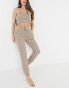 Brave Soul Becca Top And Pants Set-white