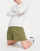 Adidas Originals X Pharrell Williams Premium Shorts In Khaki-green