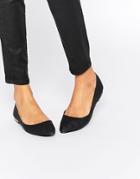 Oasis Snake Effect Pointed Pump - Black Snake