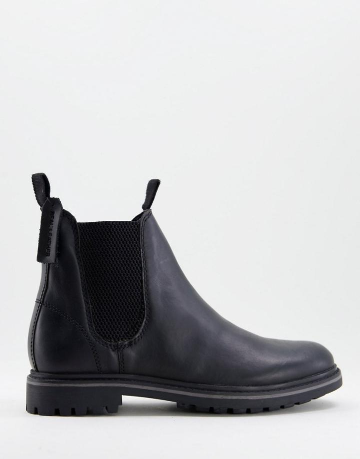 Schuh Dylan Chelsea Boots In Black Leather