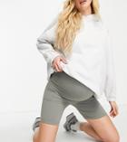Cotton: On Maternity Active Shorts In Gray-grey