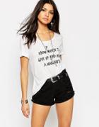 Wyldr Margarita Motif T-shirt - Cream