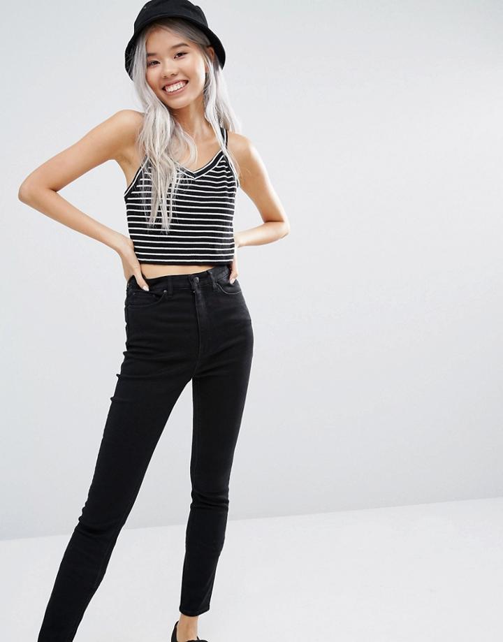 Weekday Ribbed Crop Cami Top - Multi